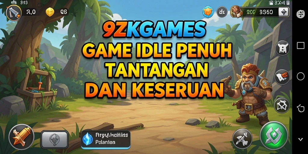 Gameplay menarik dari 9ZKGAMES yang menunjukkan kemajuan Idle.