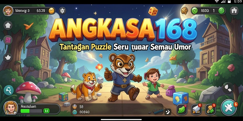 Tampilan gameplay seru dalam ANGKASA168 yang menantang.