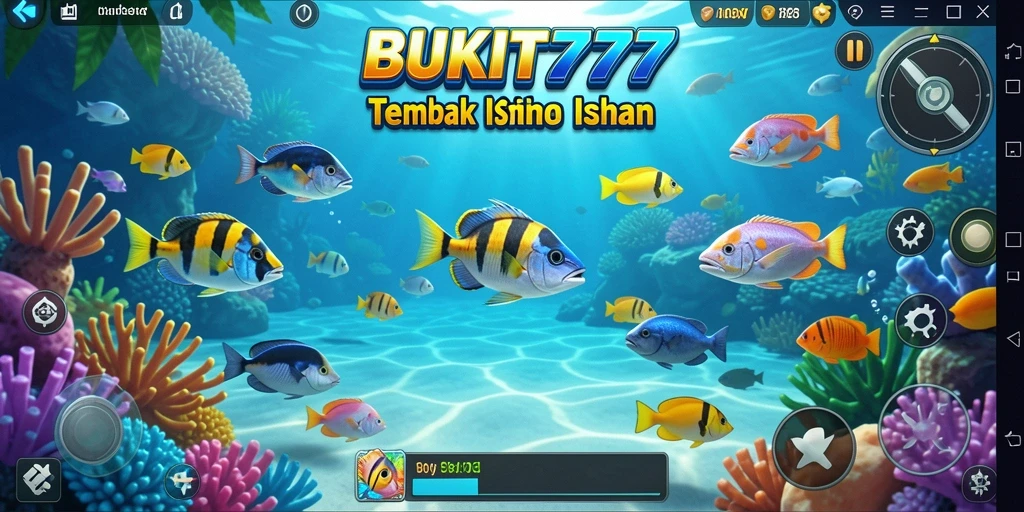 Tampilan gameplay BUKIT777 yang mengasyikkan dan seru.