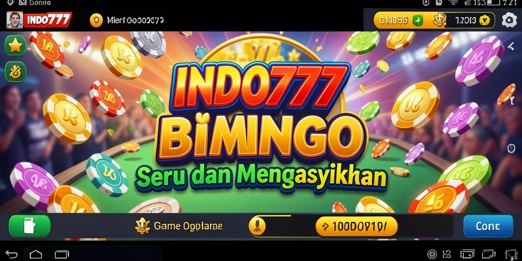 Tampilan gameplay Bingo yang menghibur dan interaktif di INDO777.