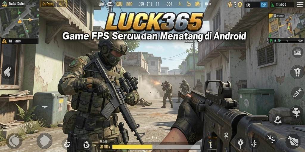 Tangkapan layar menunjukkan pertempuran intens dalam permainan FPS.